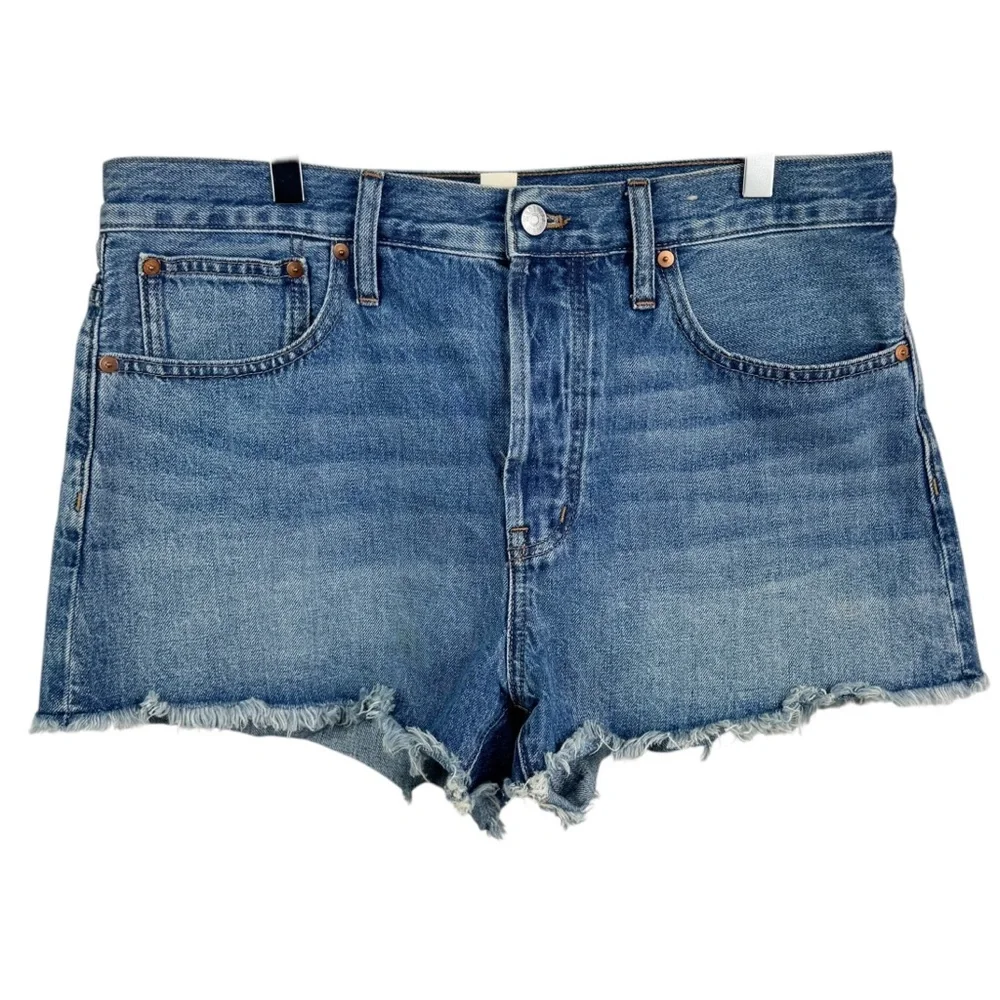 Madewell Relaxed Denim Shorts High Rise Casual Summer Jean Shorts Women's Sz 29 - Picture 6 of 10